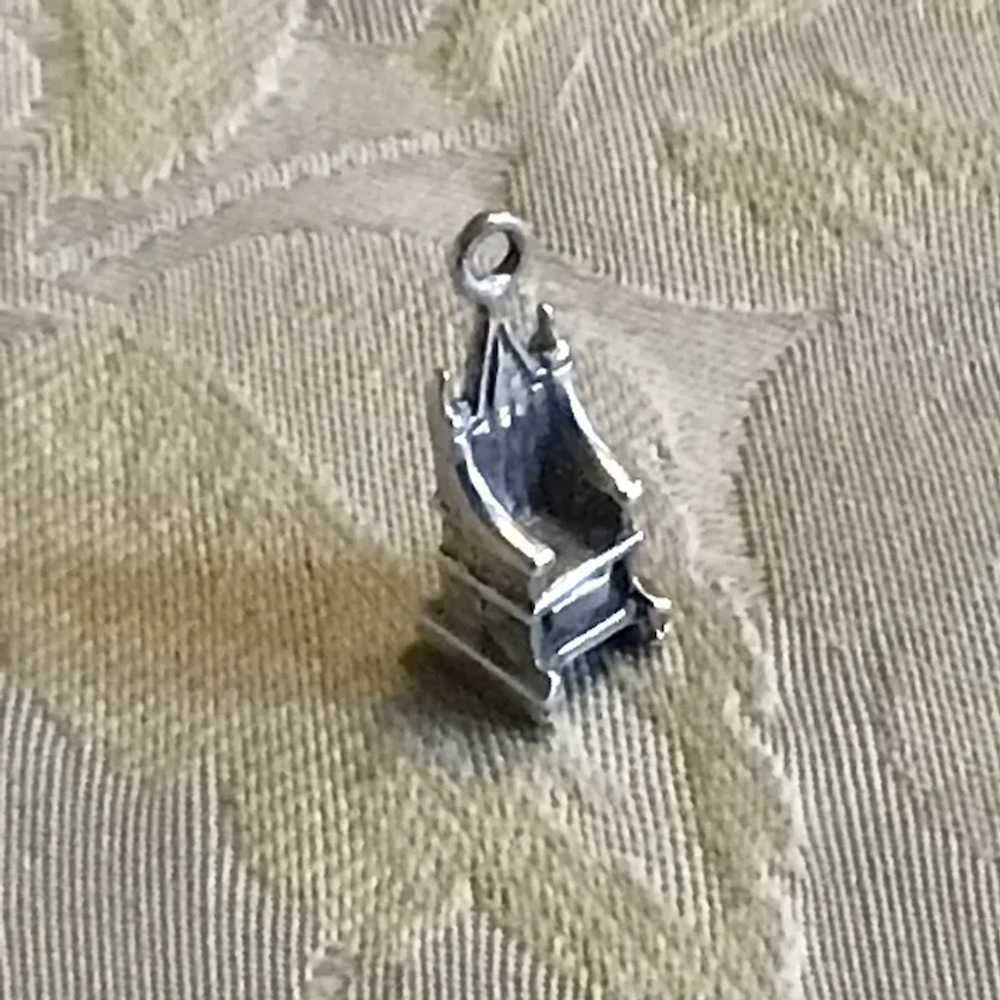 Sterling Silver England Throne Charm - image 3
