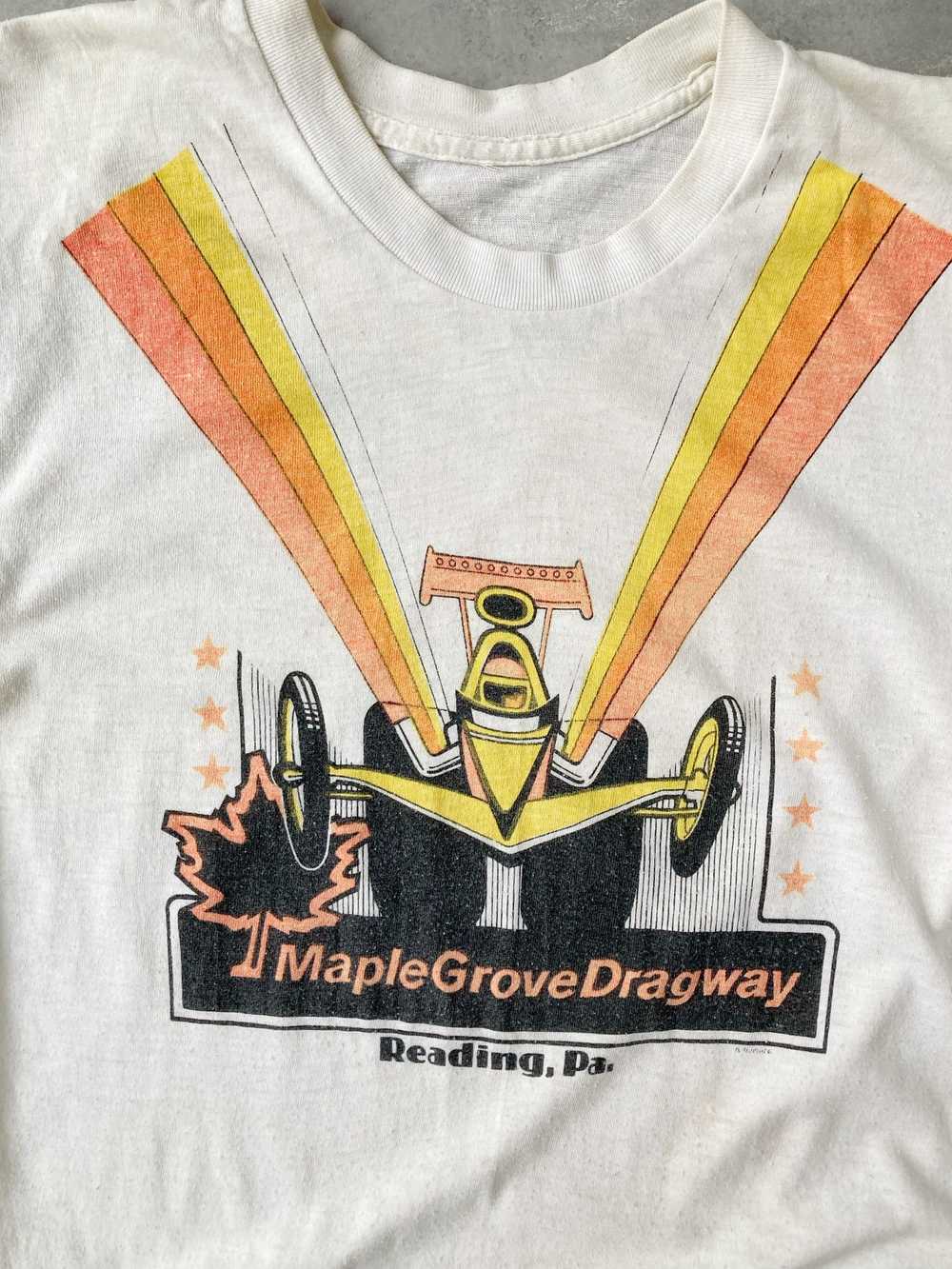 Drag Racing T-Shirt 70's - Small - image 3