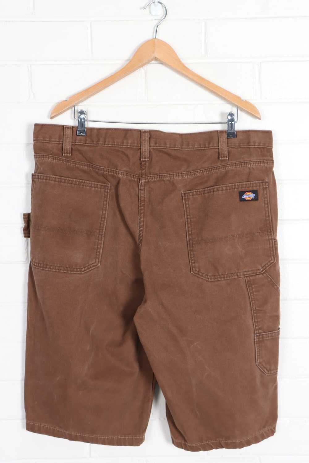 Vintage DICKIES Brown 'Relaxed Fit' Carpenter Wor… - image 2