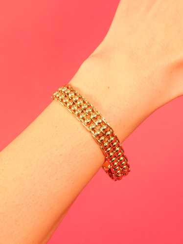 14K Gold Ball Chain Bracelet