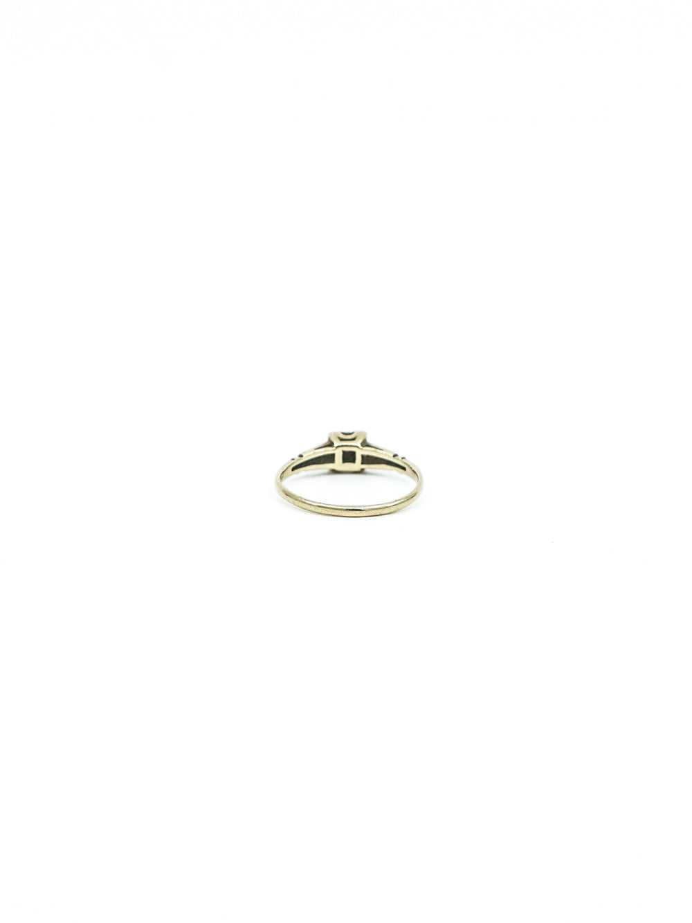 14K Gold Diamond Ring - image 5