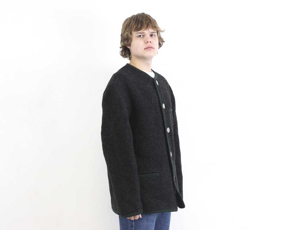 Giesswein × Vintage Wool Trachten Jacket Coat Car… - image 2