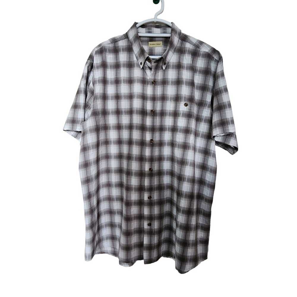 Other Hobbs Creek Men´s XL Short Sleeve Plaid Bla… - image 1