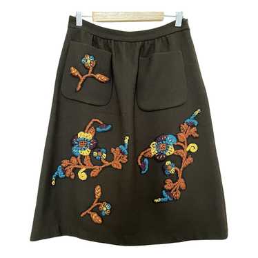 Miu Miu Wool mid-length skirt - image 1