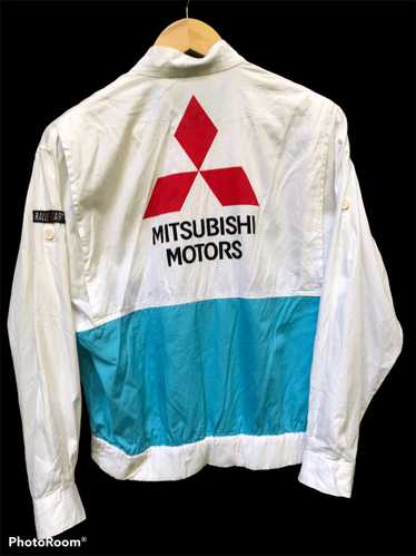 Performance Jacket Base Layer outlet Retro Active Logo L MITSUBISHI RACER EMBROIDERED