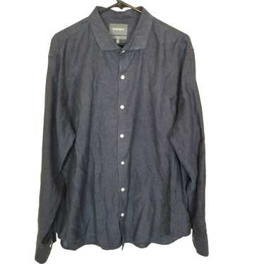 Bonobos Bonobos XXL Linen Cotton Blend Long Sleeve