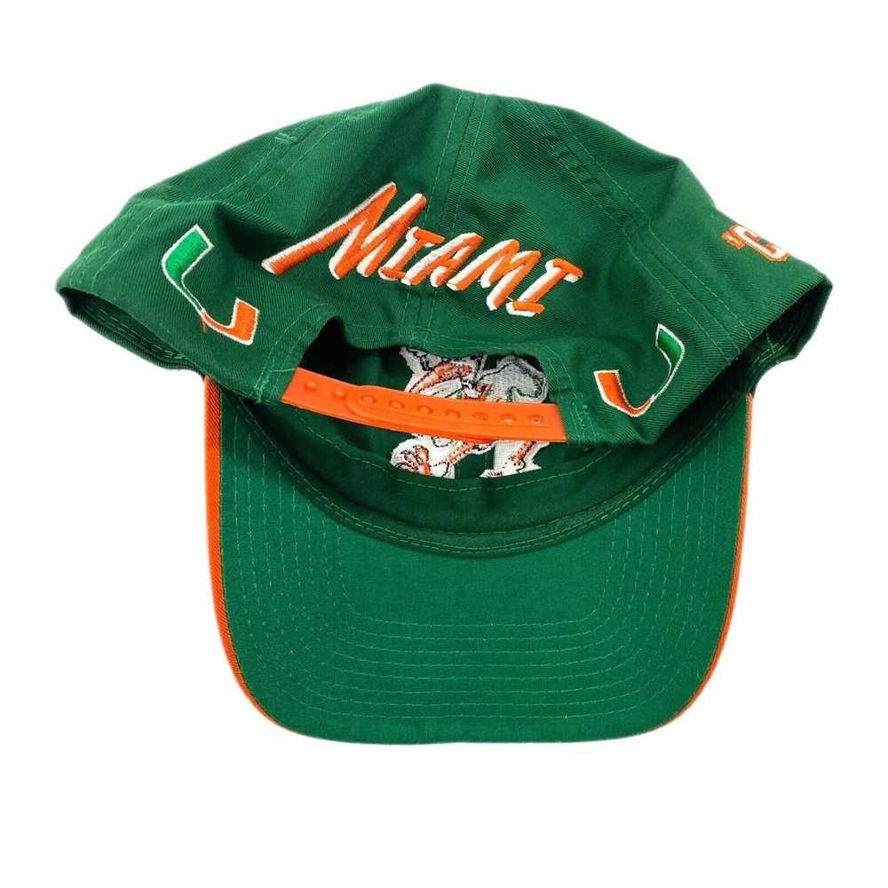 Vintage Vintage Miami Hurricanes Canes Hat Stitch… - image 2