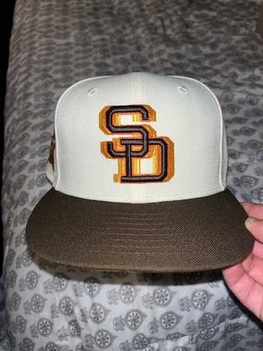 Official New Era Cooperstown Multi Patch San Diego Padres 59FIFTY Fitted  Cap C2_153