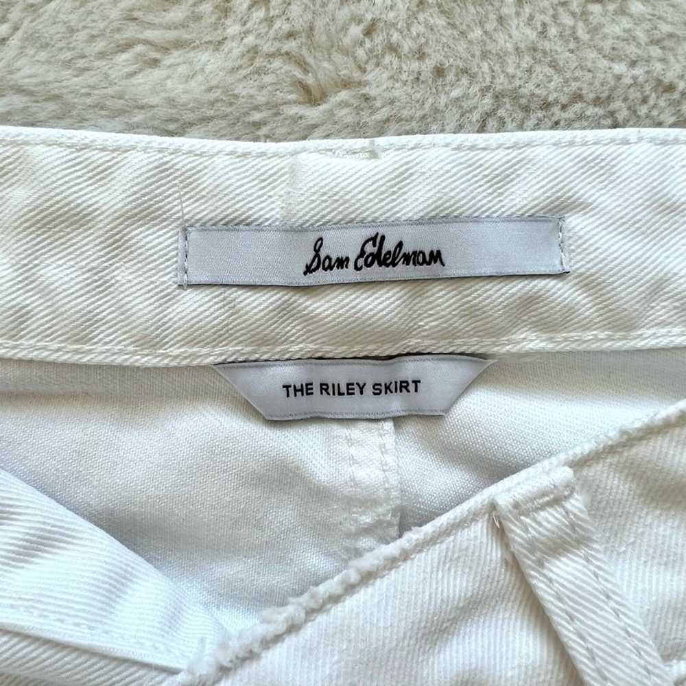 Other Sam Edelman white jeans women mini skirt si… - image 8