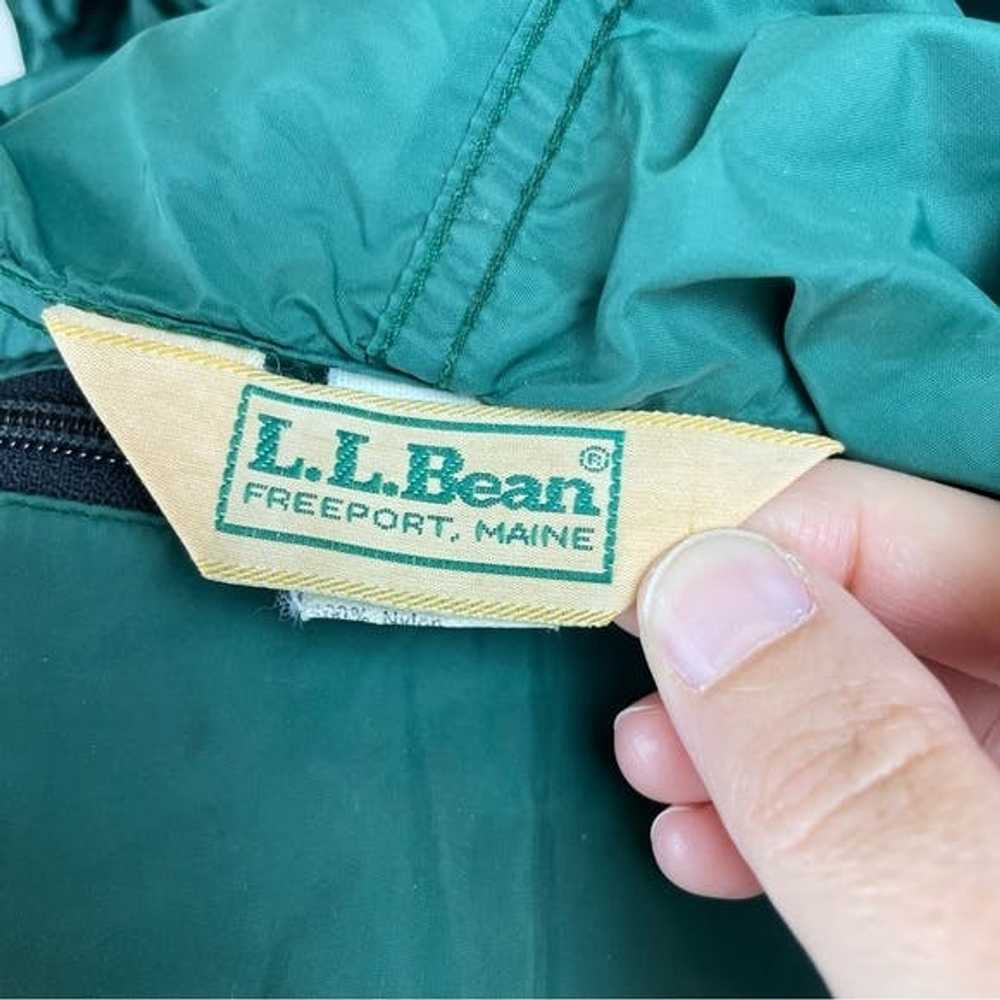 L.L. Bean Vintage L.L. Bean Solid Green Hood Wind… - image 2