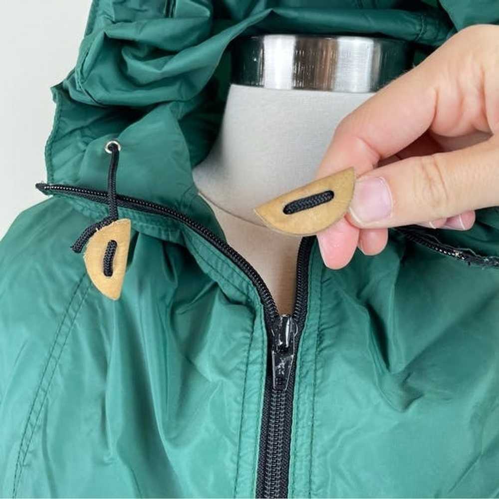 L.L. Bean Vintage L.L. Bean Solid Green Hood Wind… - image 8