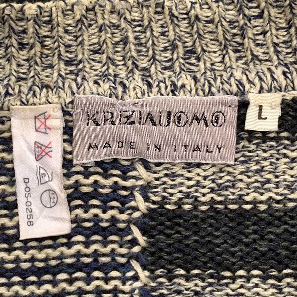 Italian Designers × Krizia Uomo × Vintage Knit Sw… - image 7