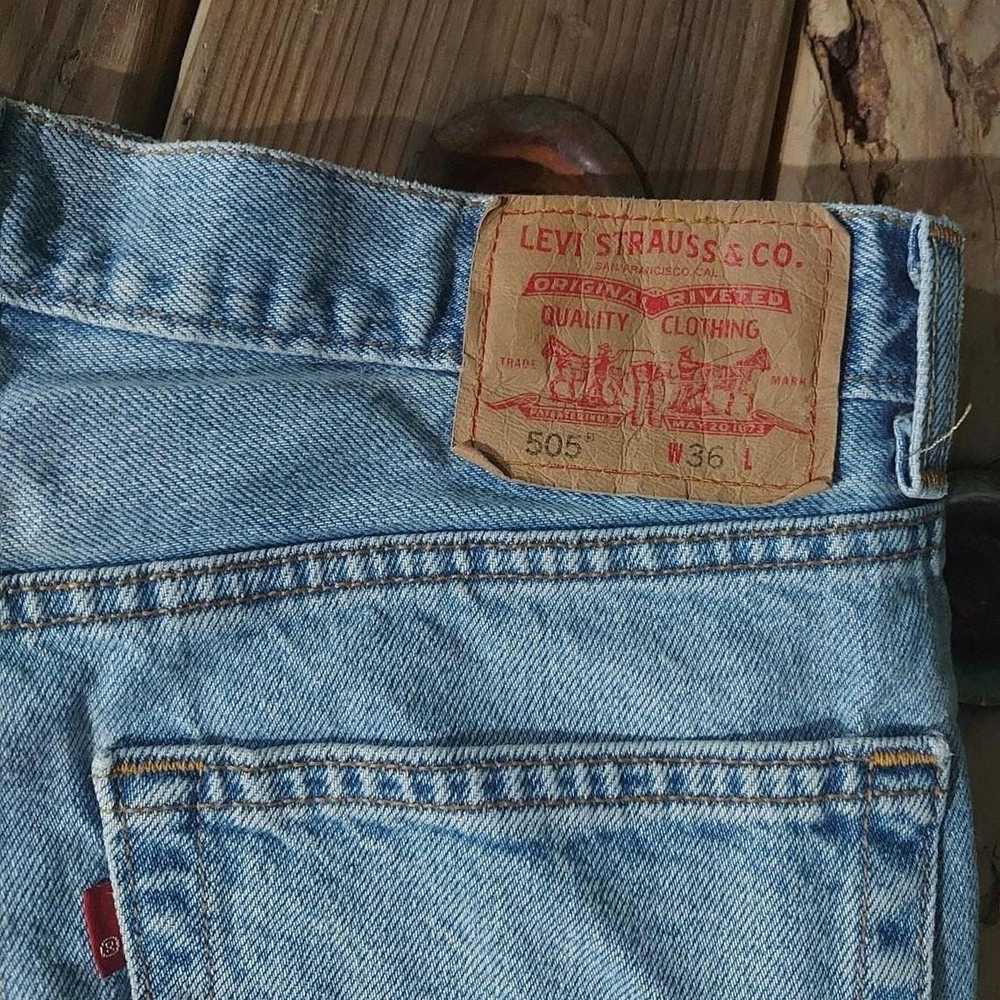 Levi's Vintage Levi 505 jean shorts - image 3