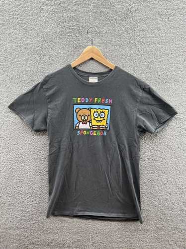 Teddy Fresh Teddy Fresh X Sponge Bob Gray Rare T-S