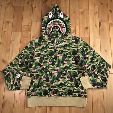 Alife × Bape BAPE × ALIFE ABC camo shark pullover… - image 1