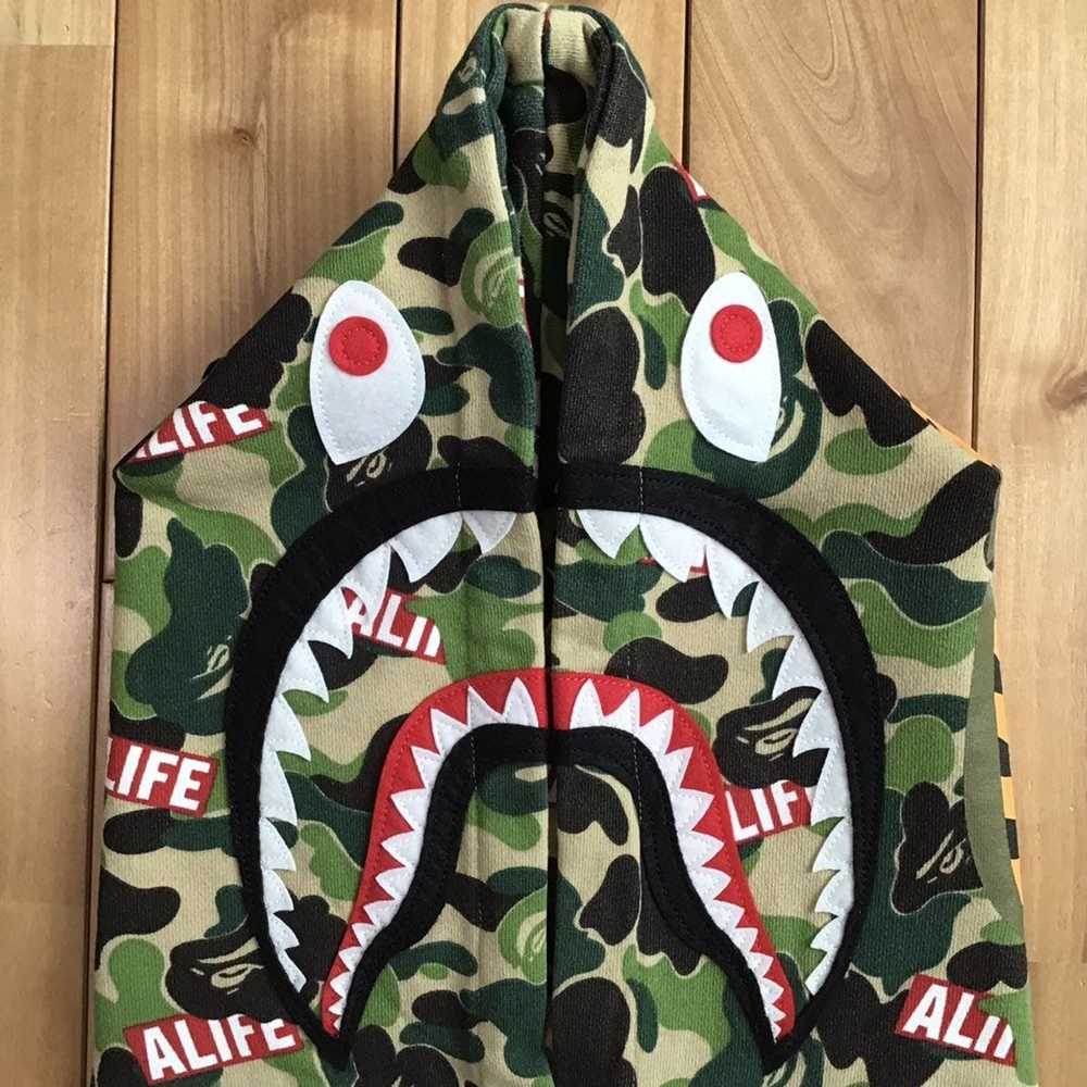 Alife × Bape BAPE × ALIFE ABC camo shark pullover… - image 2