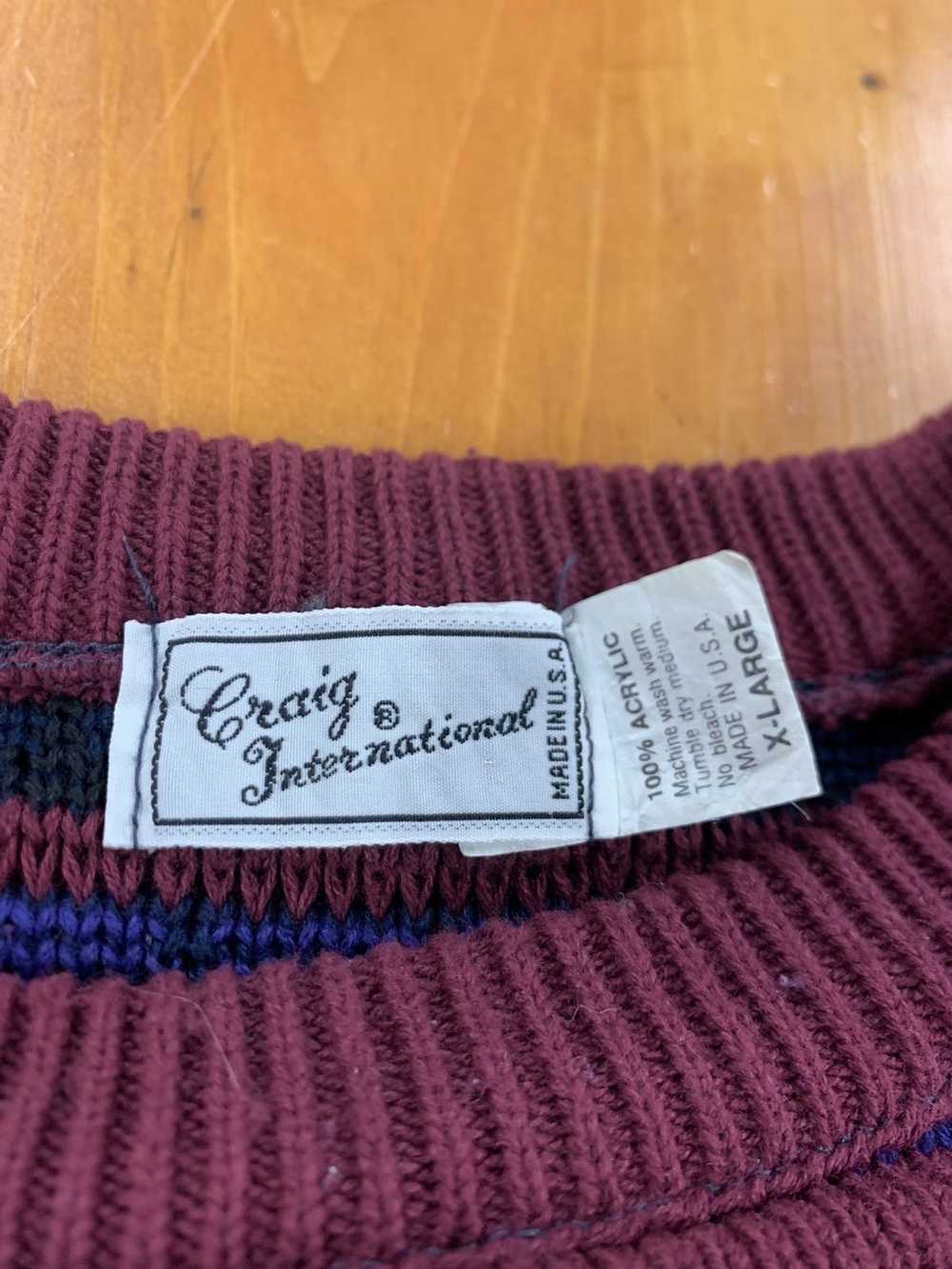 Coloured Cable Knit Sweater × Vintage Vintage Mar… - image 3