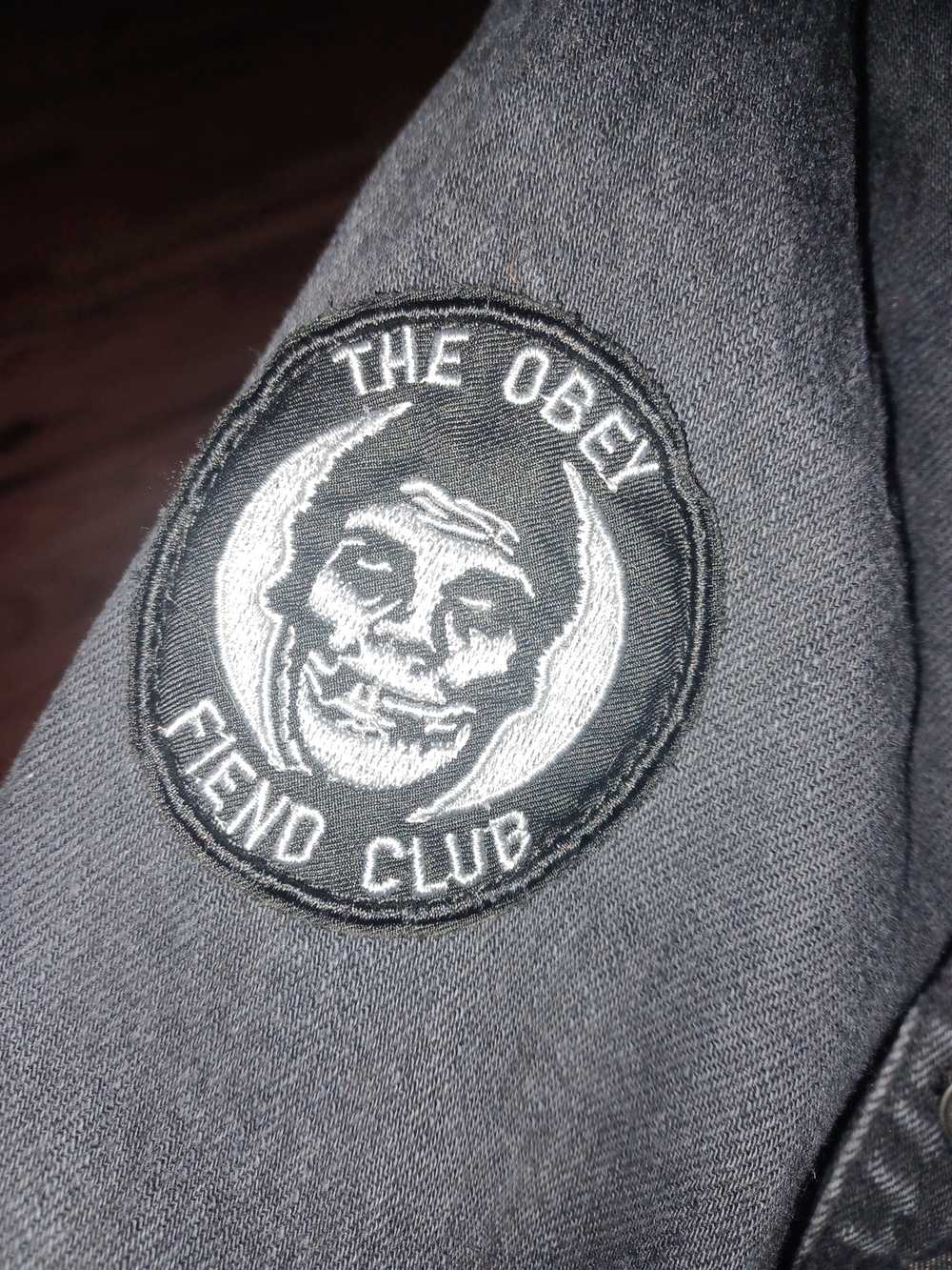 Obey Obey Misfits Fiend Club Denium Jacket - image 3