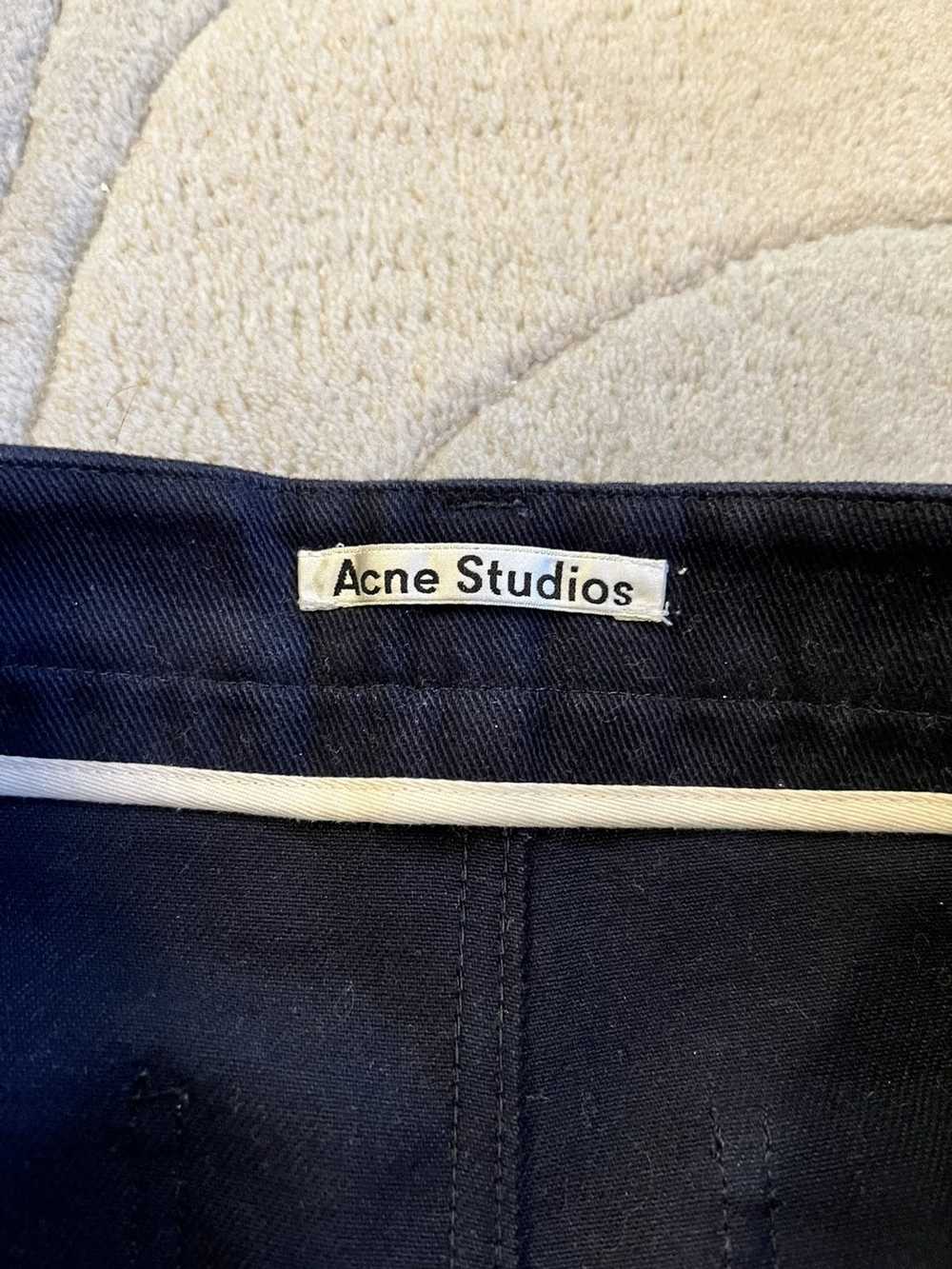 Acne Studios Acne Studios Navy Straight-Leg Pants - image 3