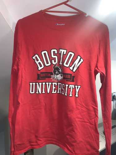 Vintage 99s Boston University Terriers Stitched White Hockey