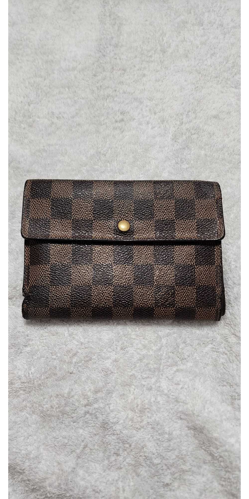 Louis Vuitton Damier Ebene Etui Papiers Wallet Br… - image 1