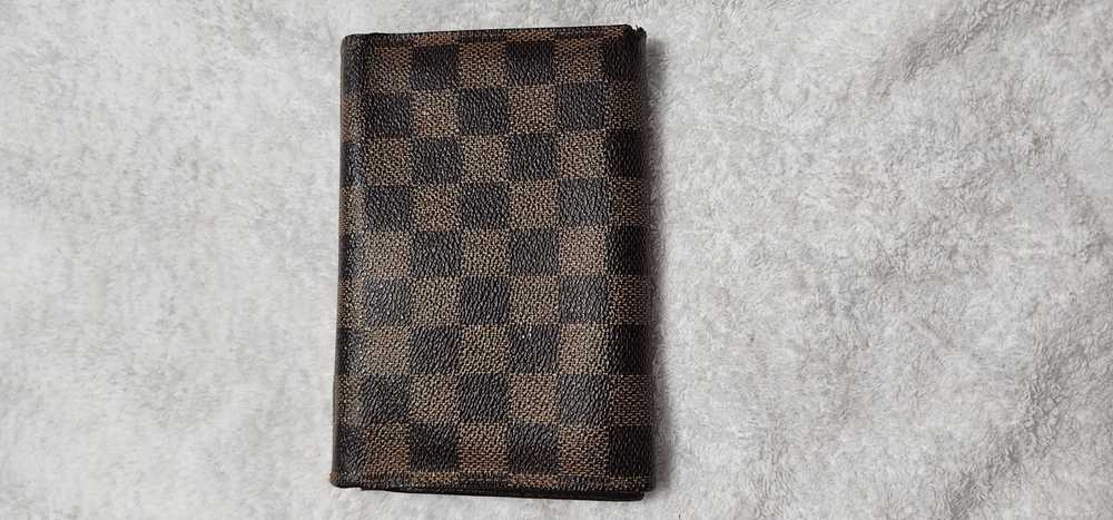 Louis Vuitton Damier Ebene Etui Papiers Wallet Br… - image 2