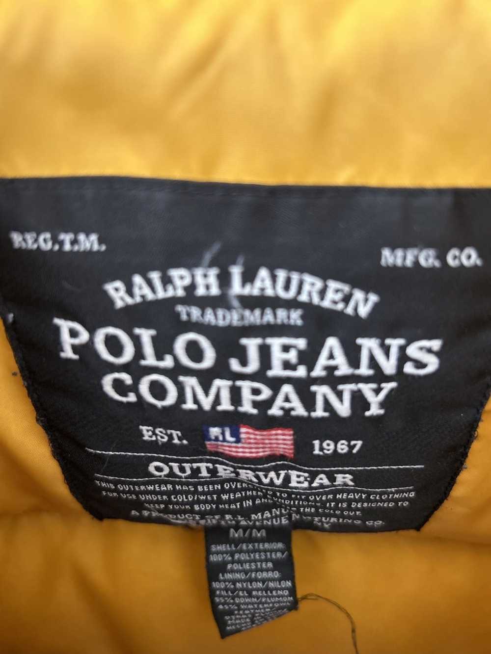 Polo Ralph Lauren black vintage polo puffer jacket - image 2