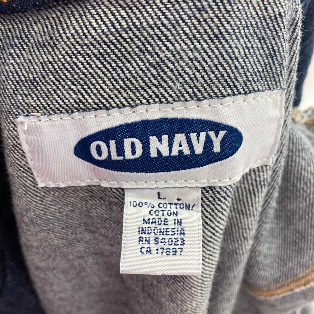 Old Navy × Vintage Authentic Y2K Denim Trench Coa… - image 6