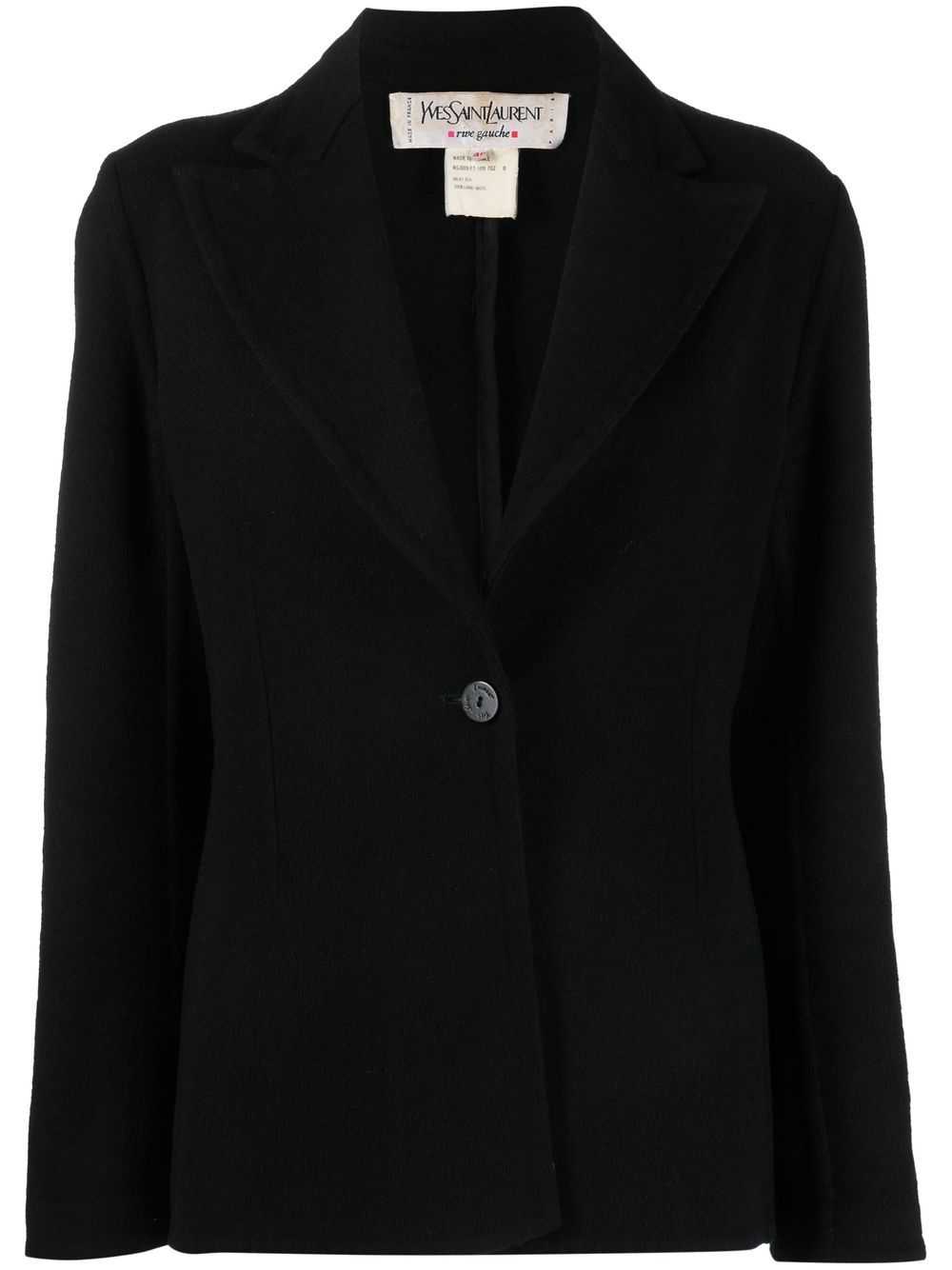 Saint Laurent Pre-Owned peak-lapel single-breaste… - image 1