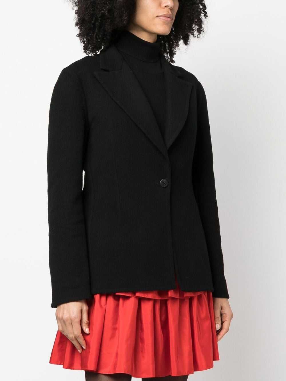 Saint Laurent Pre-Owned peak-lapel single-breaste… - image 3