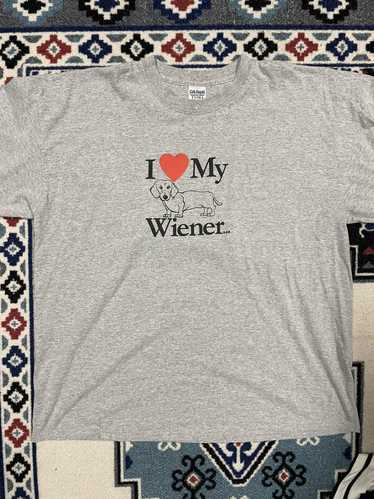 Vintage Vintage “I love my wiener” T Shirt - image 1