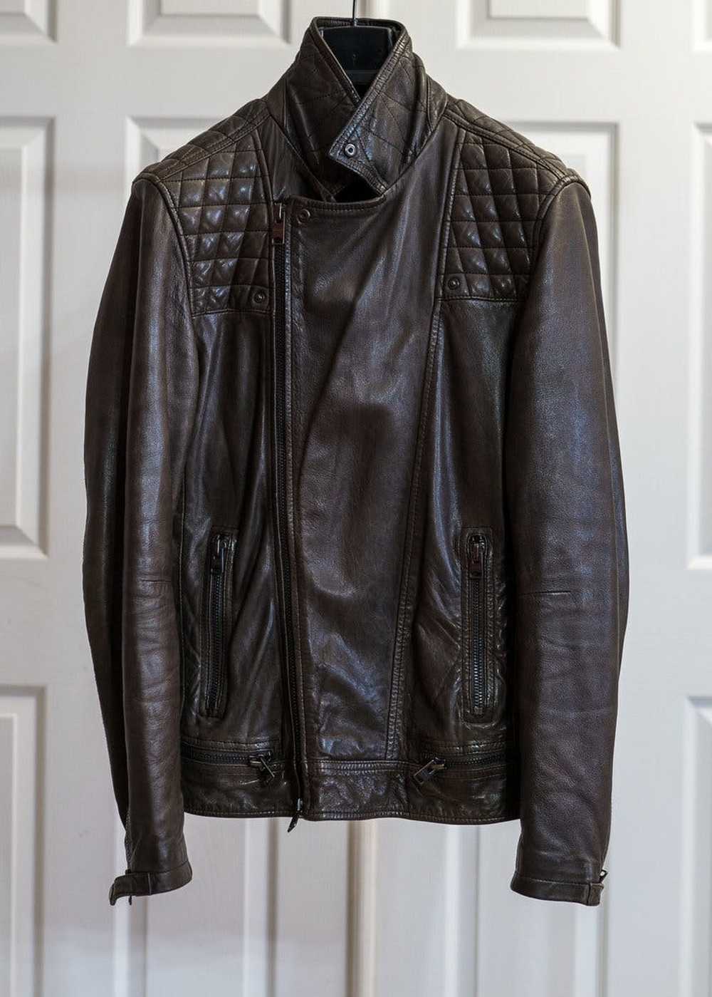 Allsaints OG ALLSAINTS CONROY LEATHER BIKER JACKE… - image 2