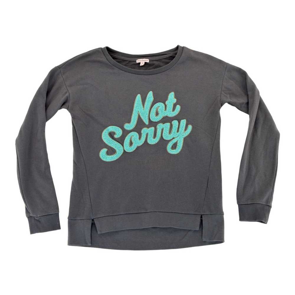 Juicy Couture Juicy Couture Gray Not Sorry Graphi… - image 1