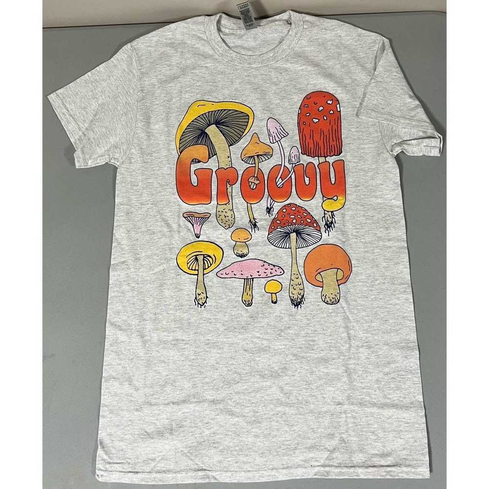 Band Tees × Streetwear × Vintage ‘Groovy’ Mushroo… - image 1