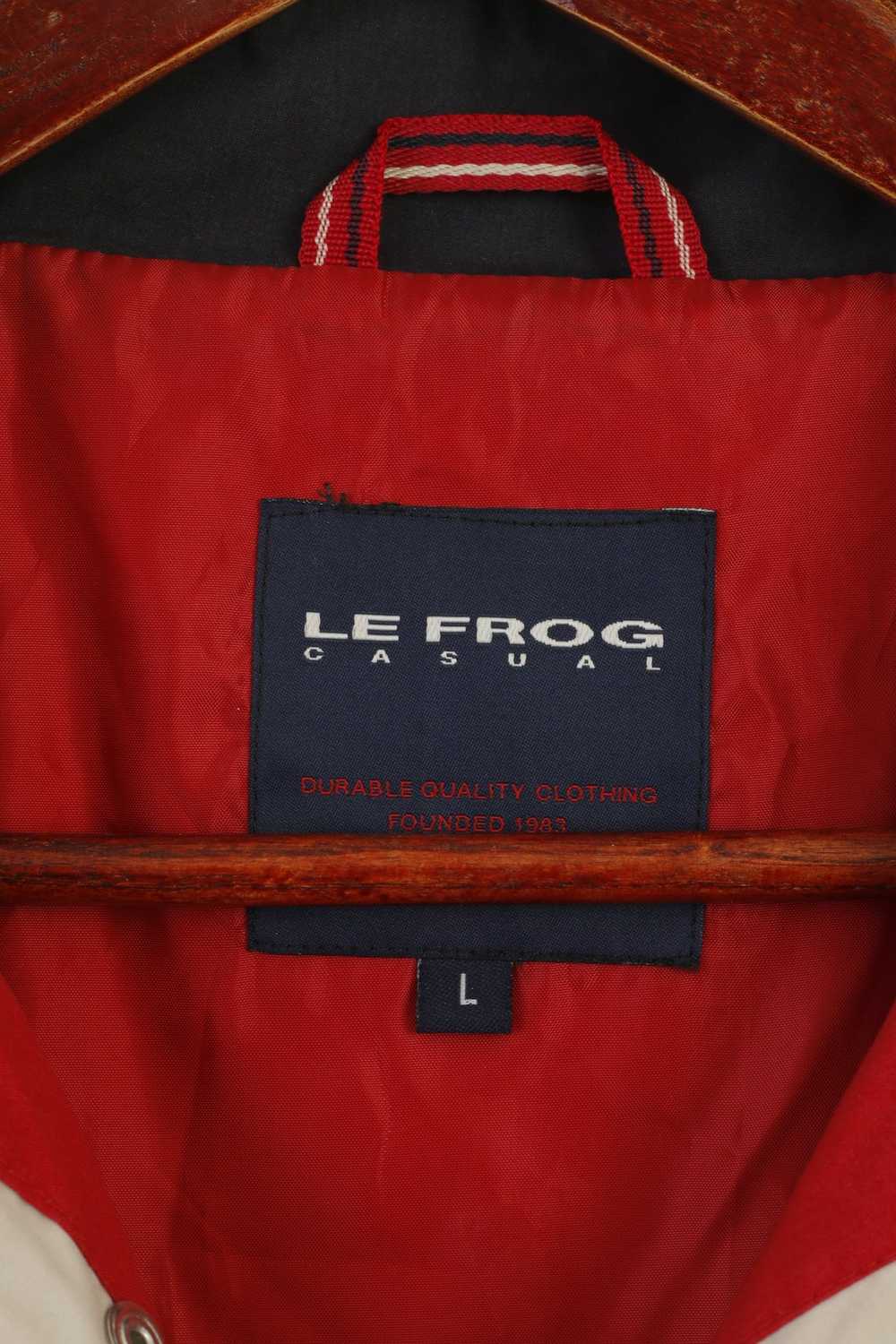 Le Frog Le Frog Casual Men L Jacket Red Lightweig… - image 4