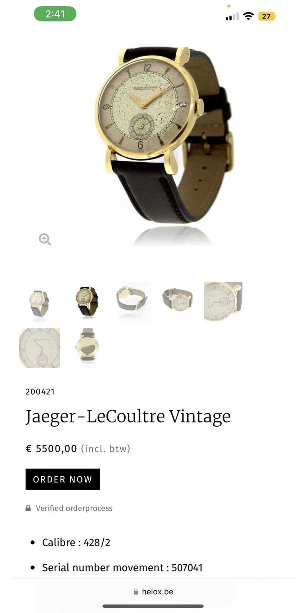 Jaeger × Jaeger Lecoultre × Vintage Jaeger- LeCou… - image 1