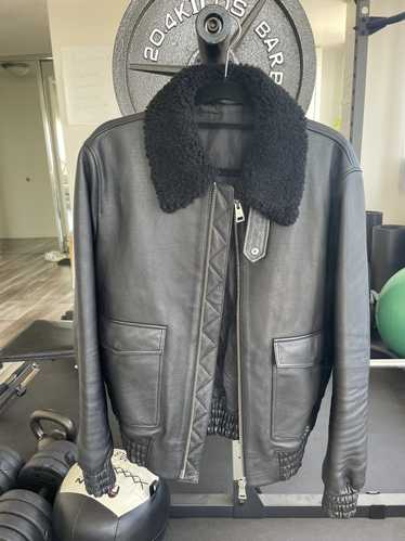 AMI Ami Leather Jacket