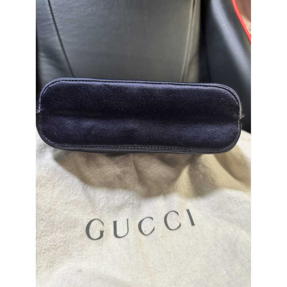 Gucci Bamboo Top Handle silk handbag - image 5