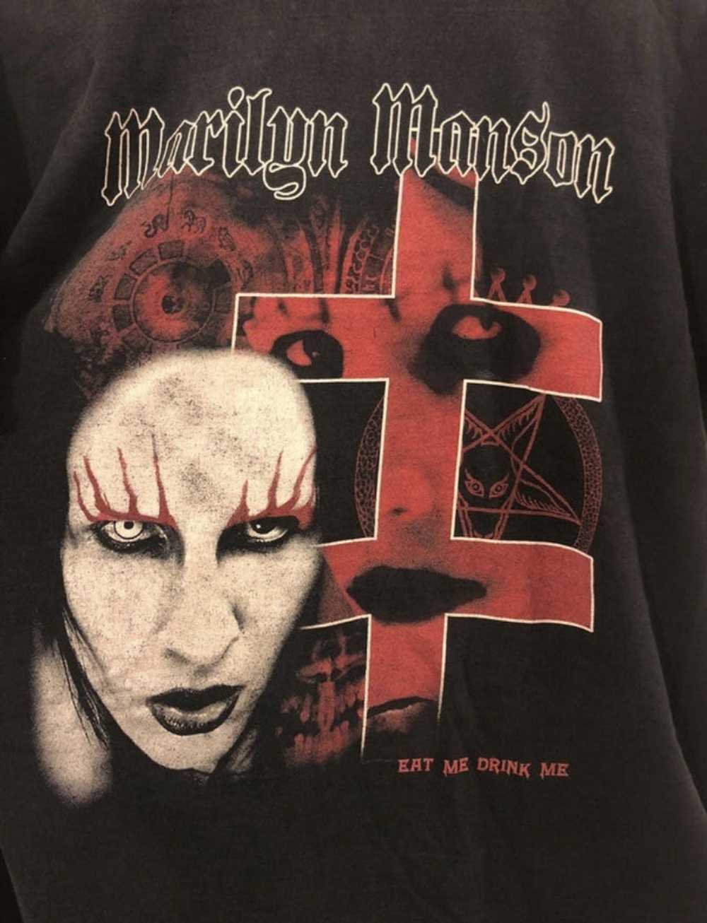 Marilyn Manson × Rock T Shirt × Vintage Marilyn M… - image 3