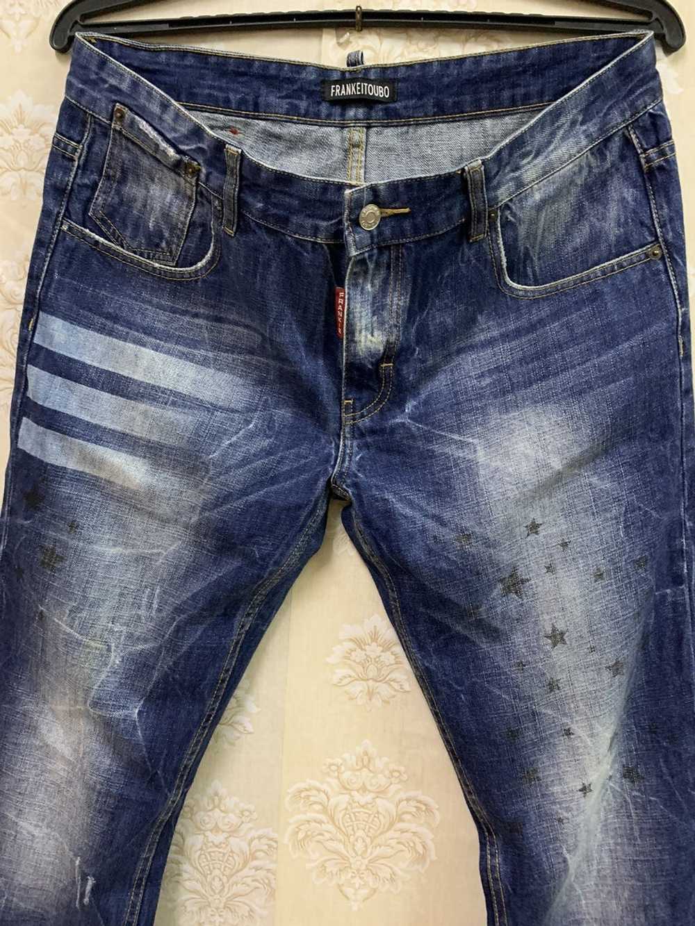 Streetwear Frankie Distressed Design Jeans - image 4