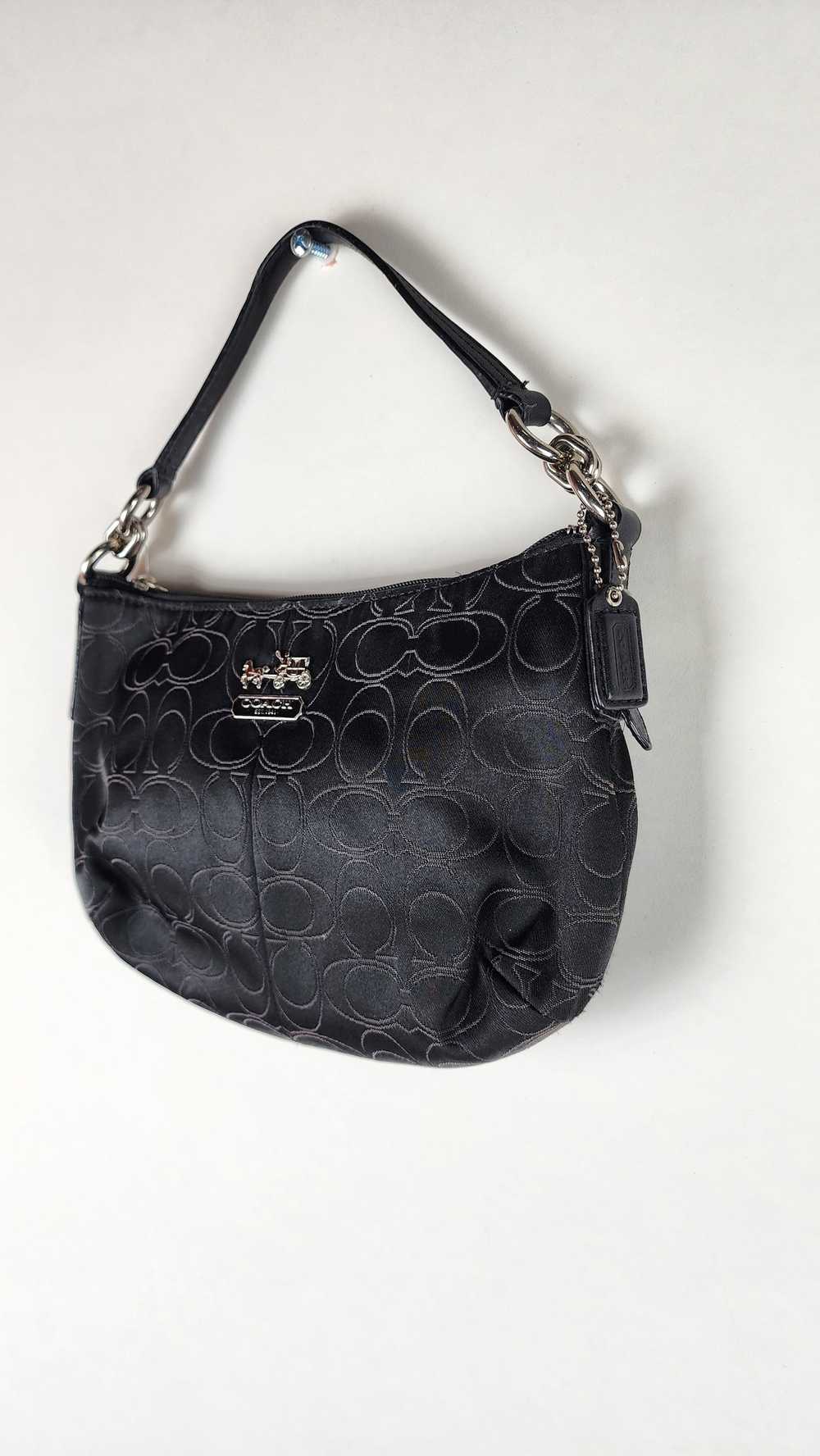 Coach Vintage Black Coach Signature Emblem Bag - Gem