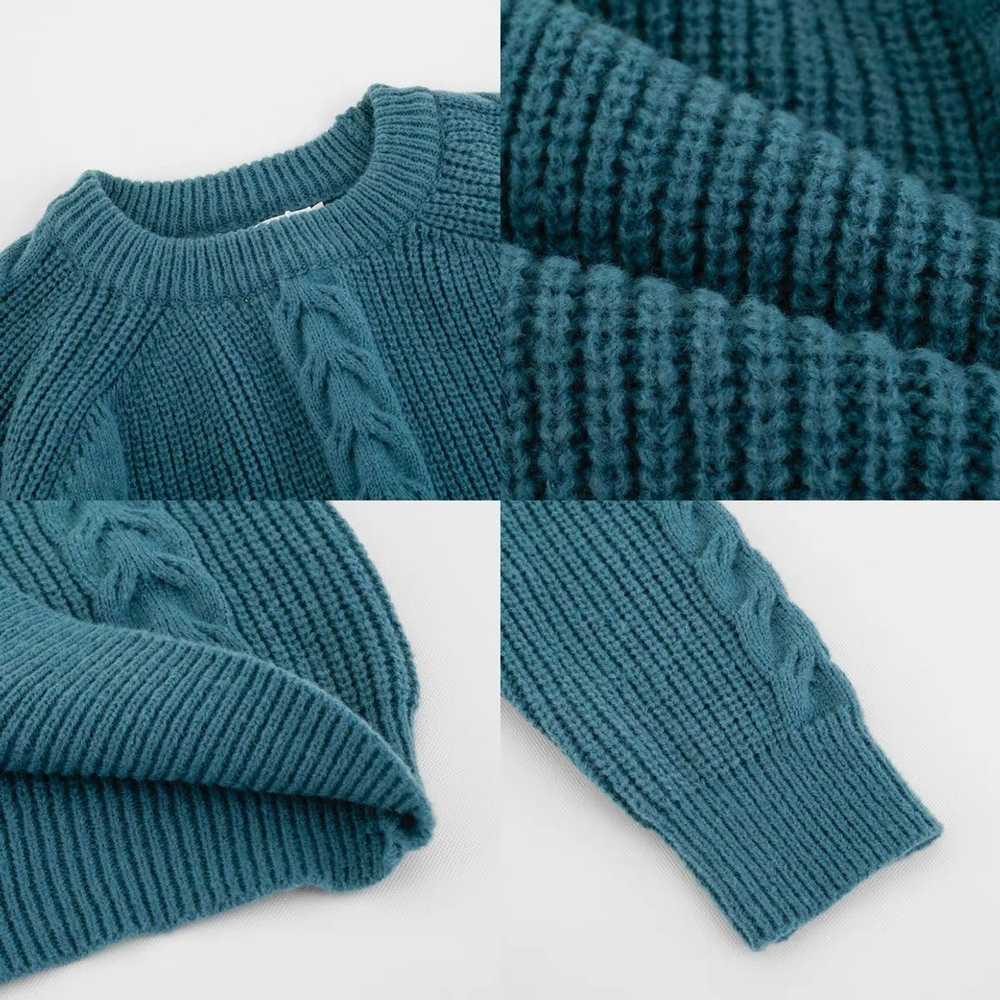 Coloured Cable Knit Sweater × Streetwear × Vintag… - image 3