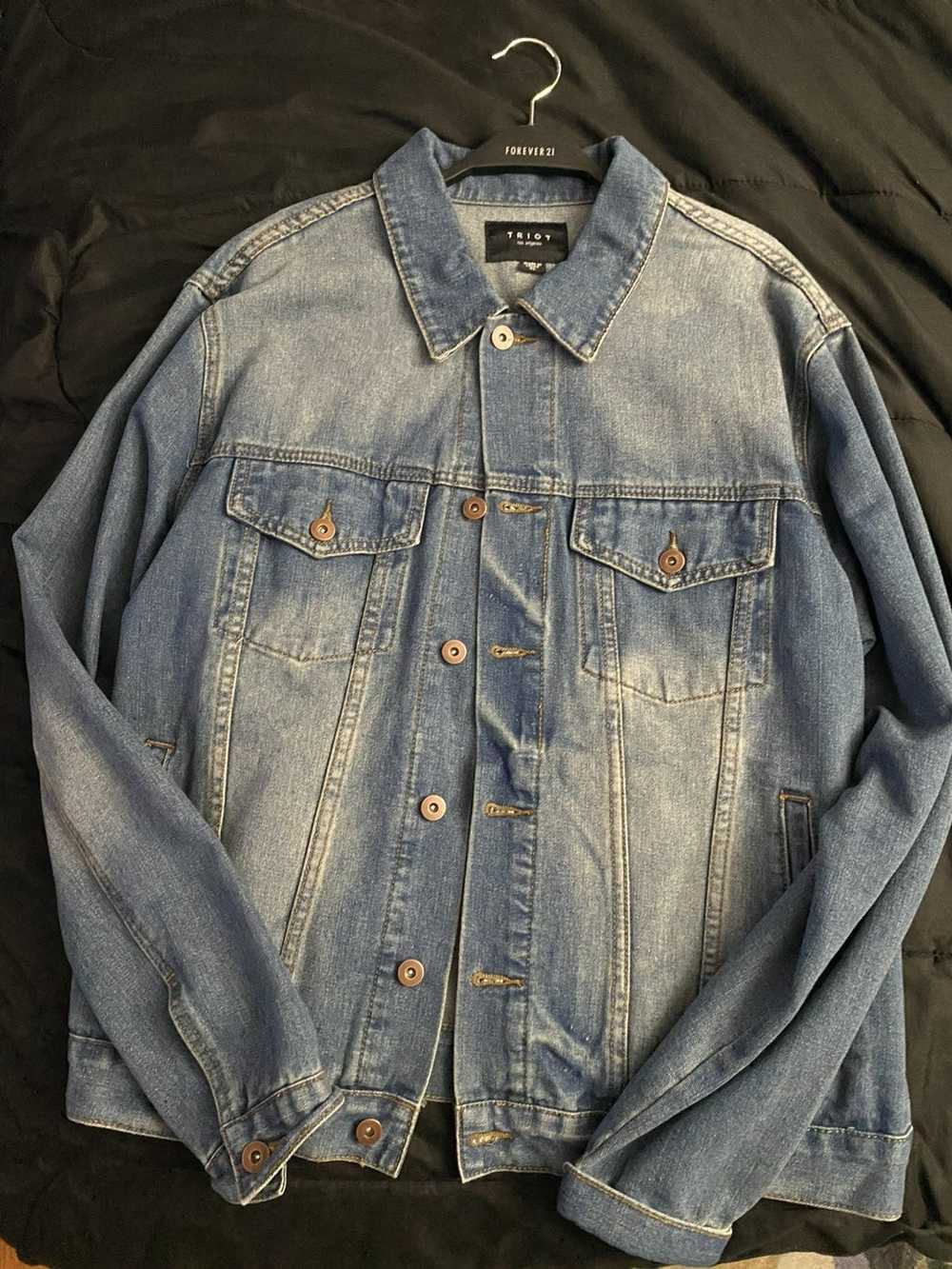 Streetwear Triot Denim Jacket Button Up - image 1