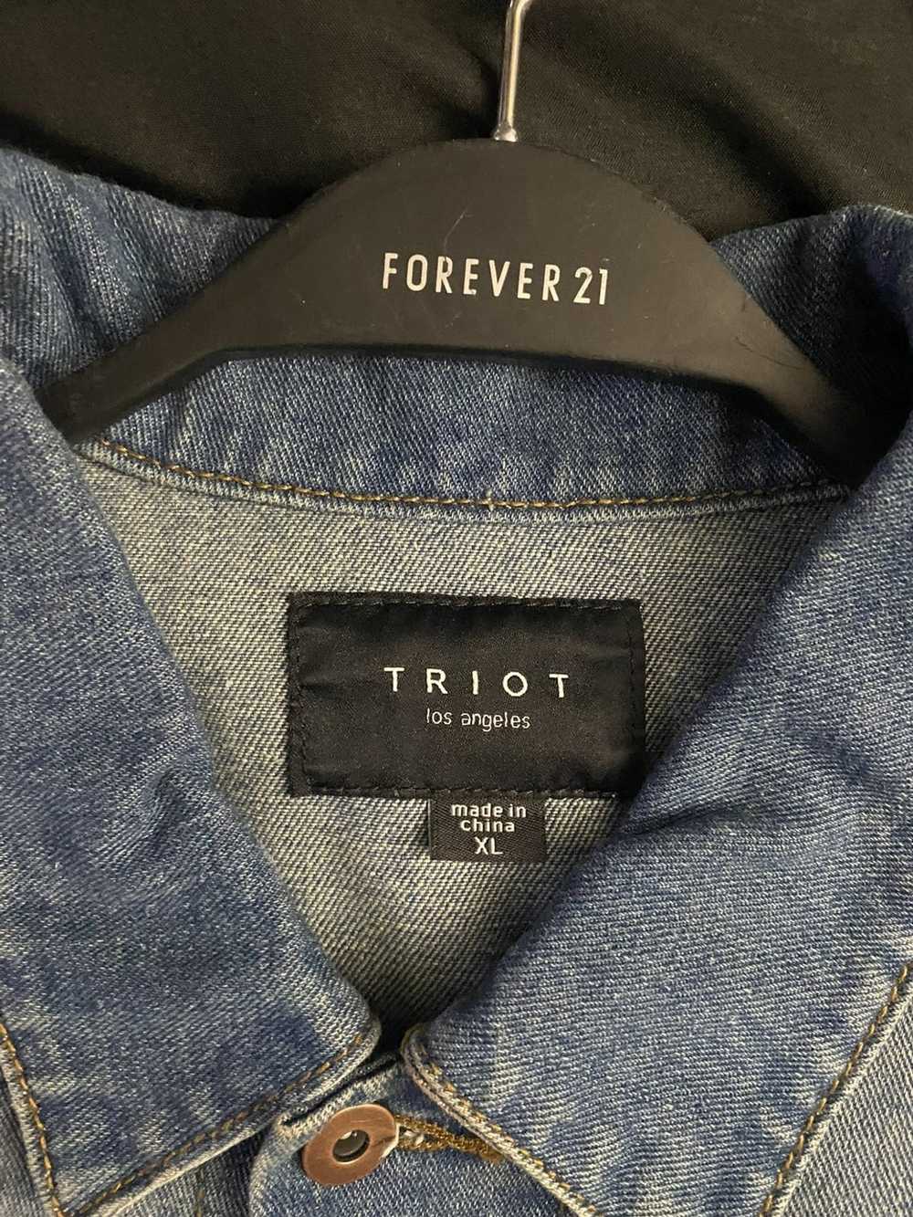 Streetwear Triot Denim Jacket Button Up - image 3