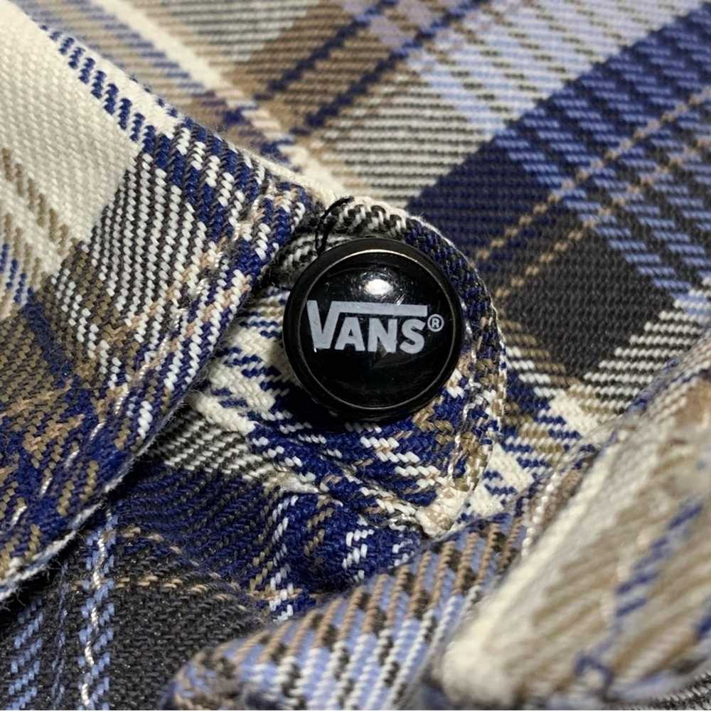 Vans Vans Plaid Button Up Collared Men's Shirt Si… - image 5