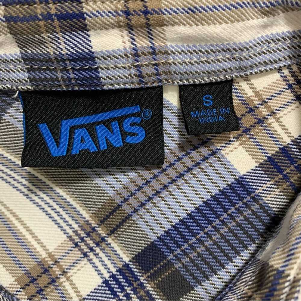 Vans Vans Plaid Button Up Collared Men's Shirt Si… - image 6