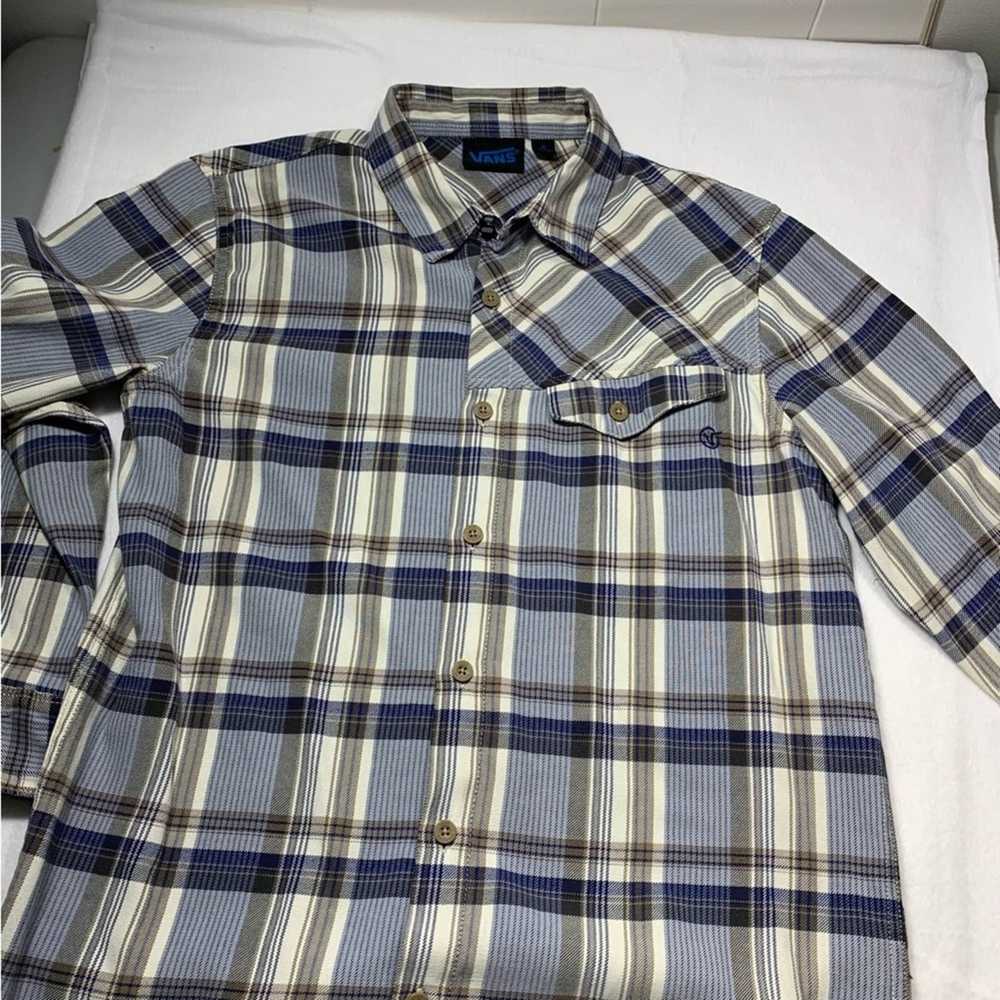 Vans Vans Plaid Button Up Collared Men's Shirt Si… - image 9