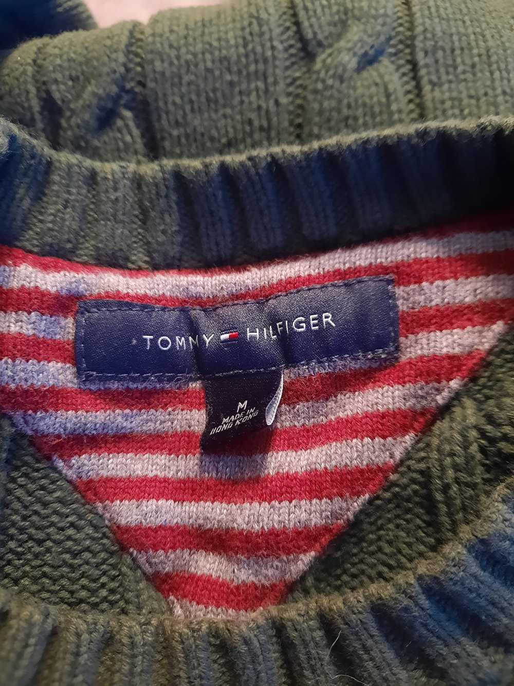 Tommy Hilfiger × Vintage Vintage Knit Earth Tone … - image 3