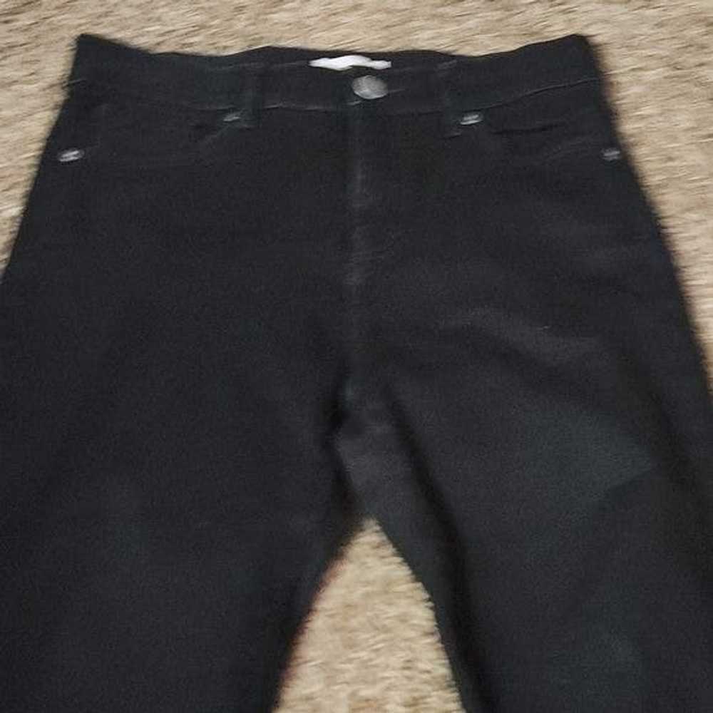 Loft LOFT Size 8 Skinny Black Stretch Jeans - image 2