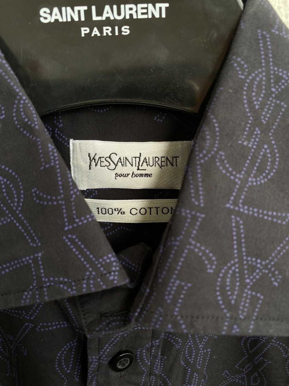 Yves Saint Laurent Monogram YSL Shirt Yves Saint … - image 12